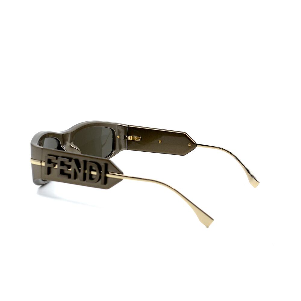 NEW FENDI FE40120I 45E SHINY BROWN AUTHENTIC SUNGLASSES - Picture 7 of 14